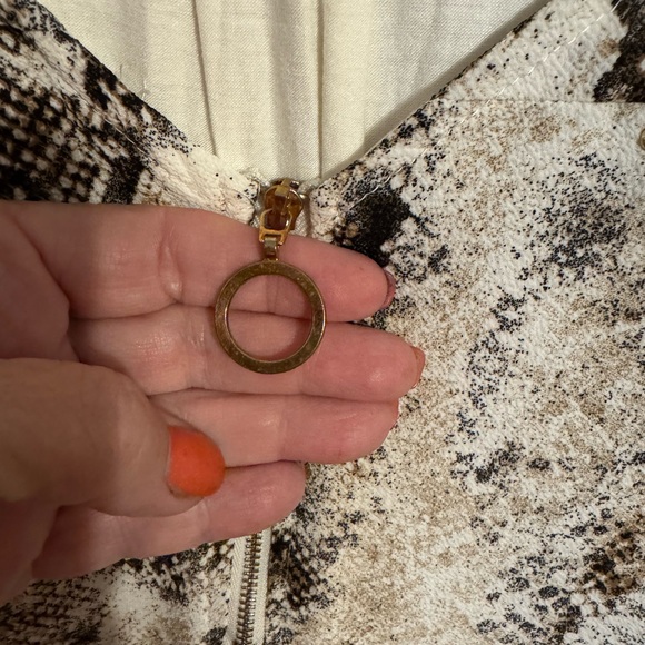 ❤️SNAKE PRINT  w/GOLD TONE HARDWARE TOP   PLUS: 2X    #T - Picture 3 of 9